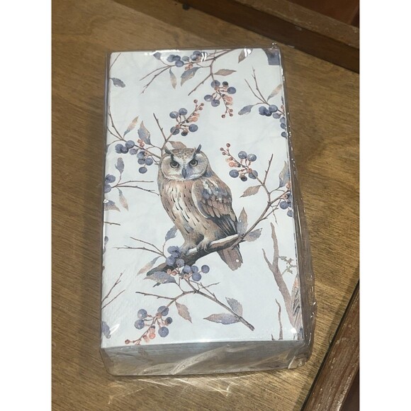 WRAPAHOLIC 50Pcs Owl  Guest Napkins - Guest Disposable Hand Towel Decopague - Picture 4 of 6